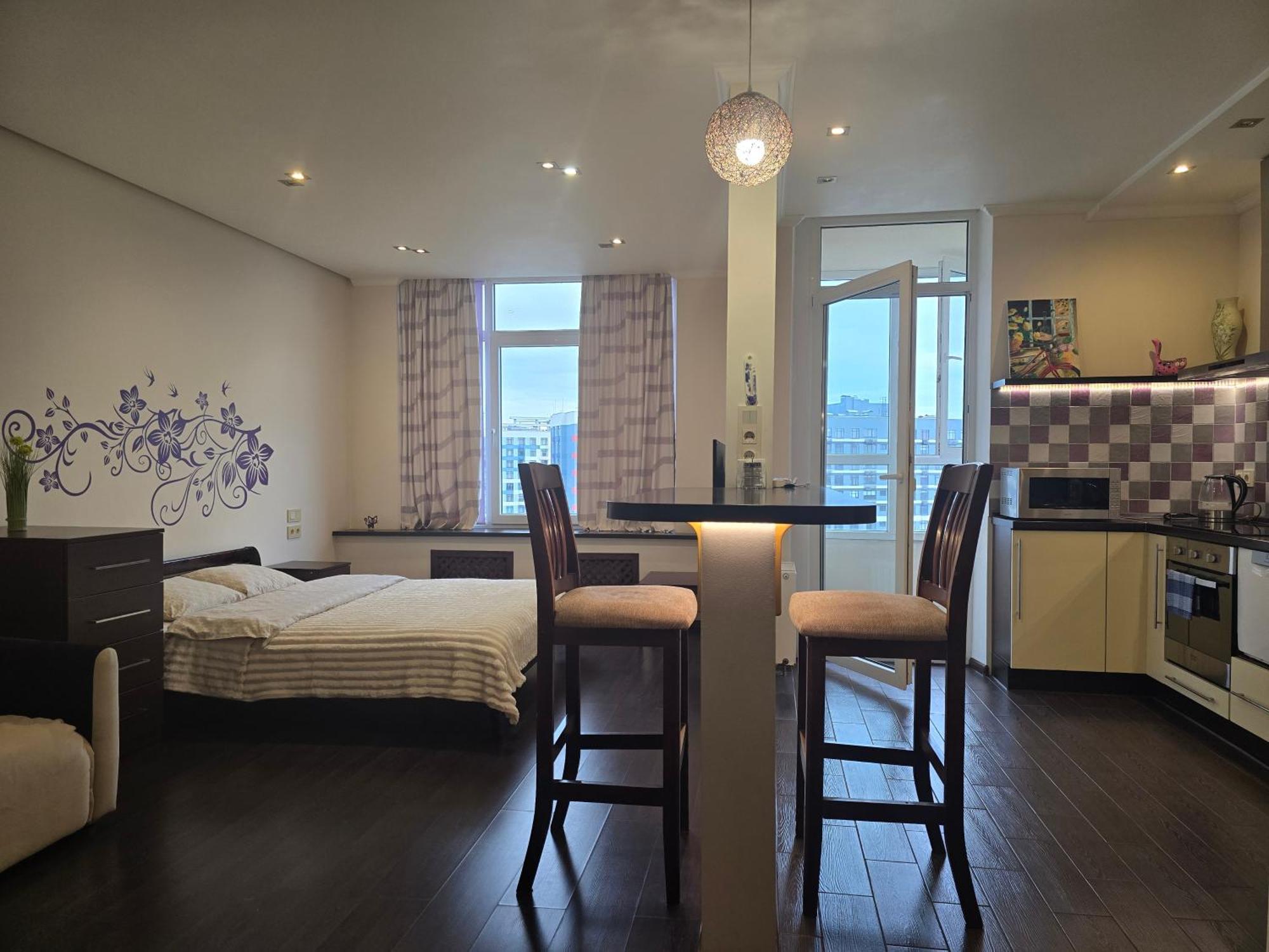 Видові 1К-2К Апартаменти 11,15, 23 Поверхи Kiew Exterior foto